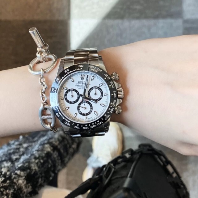 劳力士v4版熊猫迪通拿经典计时腕表